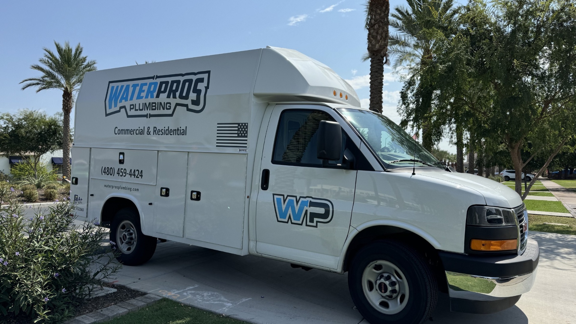 Water Pros Plumbing emergency service truck ready to respond